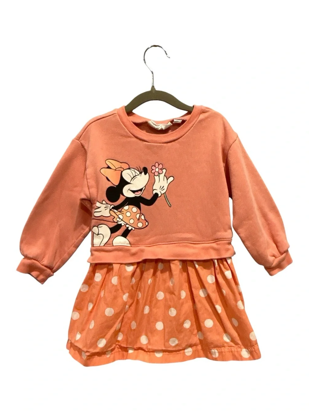 babyGap‎ Toddler Girl Disney Minnie Mouse Sweatshirt Dress, Size 3T